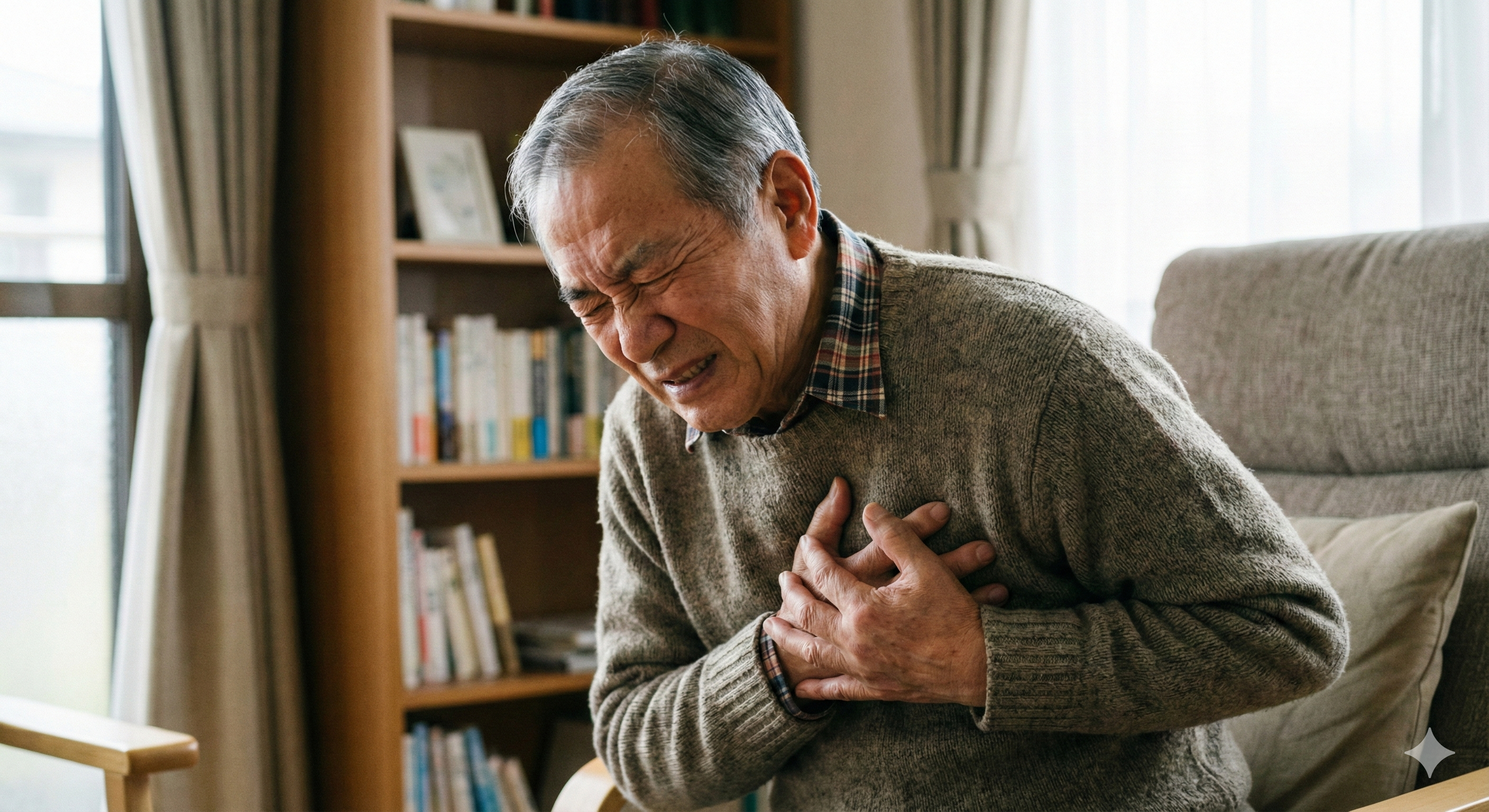 心臟警訊別輕忽。（圖／nano banana AI生成）