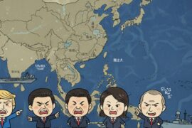 範圍更大、距離更近：中共「正義使命-2025」演習實測封鎖力道，劍指日本「台灣有事」戰略底線。（圖／nano banana，AI生成）