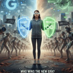 Google 「Android XR」聯盟強襲 Meta，誰才是 AI 穿戴裝置的最終答案。（圖／nano banana，AI示意圖）