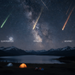象限儀座流星雨與英仙座、雙子座並列為「年度三大流星雨」。(圖／AI示意圖，nano banana)