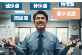 「三漲齊發」正式上路：勞、健、國保費用全面調升！（圖／nano banana)