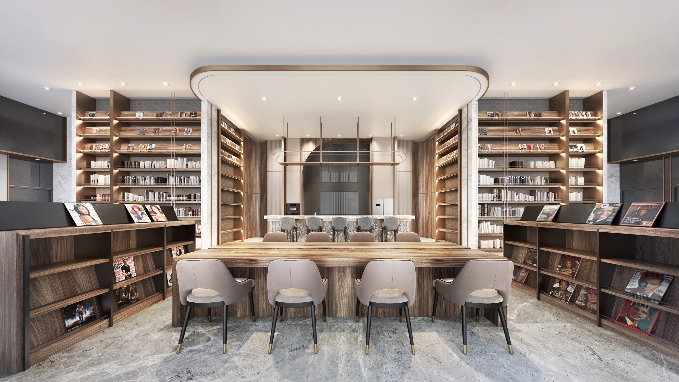 「佳泰琢閱」社區公共空間以全齡化設計為核心,結合休閒、社交與生活機能,營造舒適且具質感的居住環境,提升住戶日常生活體驗。圖/佳泰琢閱提供