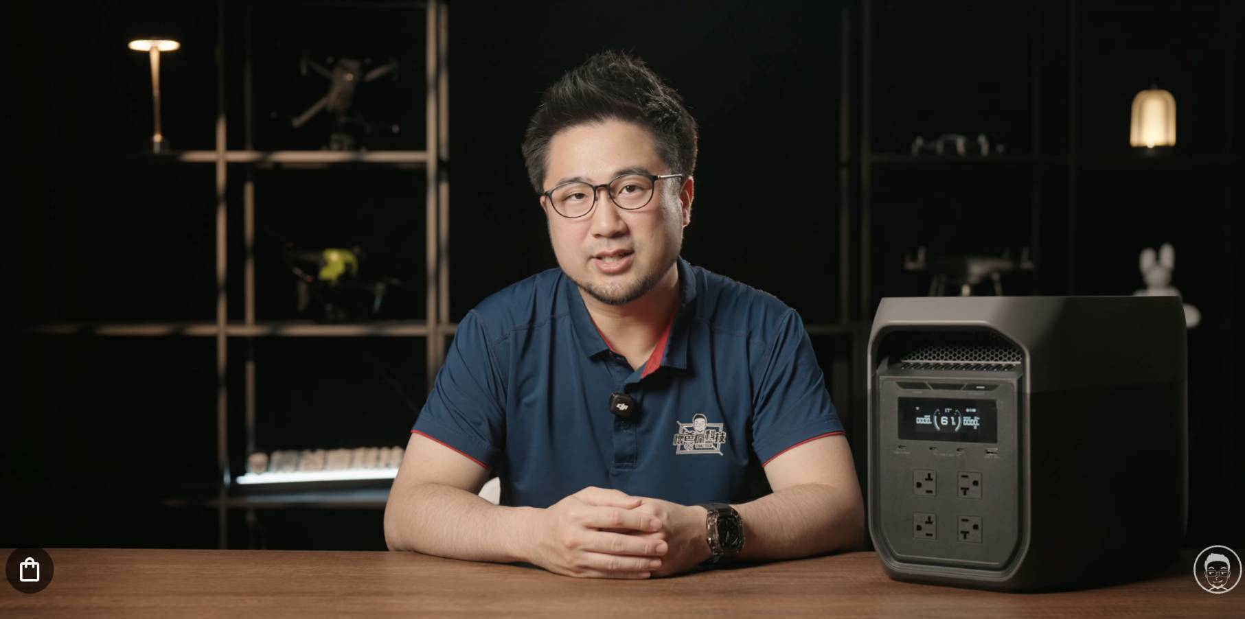 YouTuber「懷爸瘋科技」認為,DELTA 3 Max具備高度實用性與可靠度。(照片/網站翻攝)