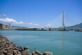 淡江大橋通車活動以藝術季呈現，結合公共藝術展演，向國際分享橋梁之美。(圖/主辦單位)