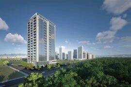 聯上智科3D建築立面與環境合成照示意圖。(圖/業者提供)
