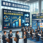 1111人力銀行盤點比較「北、中、南」三大區域工作機會數，發現南部工作機會成長速度驚人。（圖／AI生成）