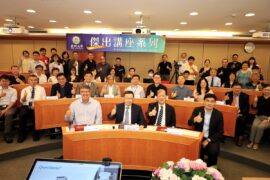 中亞聯大×史丹佛機器人中心簽署MOU，會後合影。(圖/亞洲大學提供)