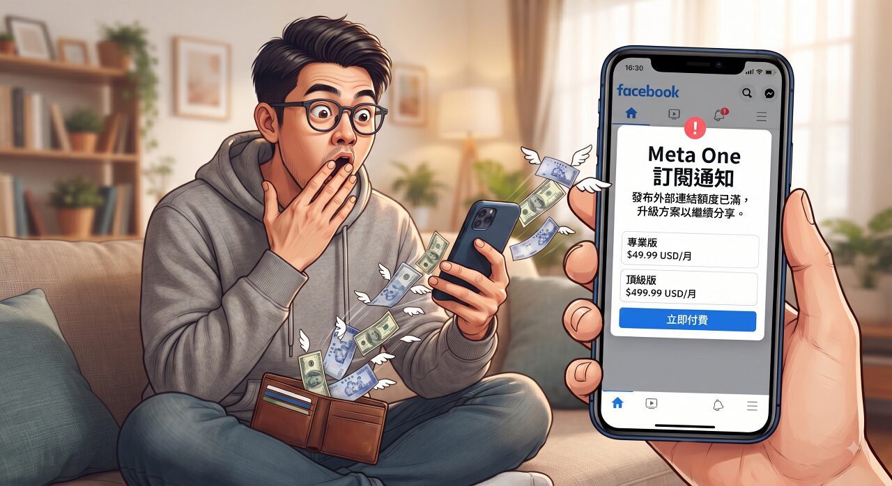 META放連結要收費了!?(圖/AI示意圖)