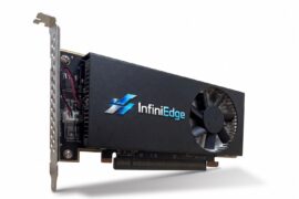 VERTEX 加速卡: INFINEDGE VERTEX 邊緣運算加速卡，採用主動式散熱設計，專為 Edge AI 終端環境打造，提供靈活且強大的運算支援，是企業將強大 AI 算力落地至各類終端設備的理想樞紐。圖/丹立電子提供