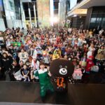 藝人李岳為「Halloween Adventure勇者傳說：搗蛋萬聖城」活動帶來精彩的舞臺互動表演。（圖／中信銀行提供）