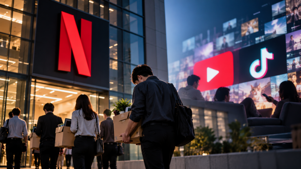 Netflix也撐不住？YouTube、TikTok搶觀眾　宣布裁員6%